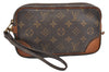 Authentic Louis Vuitton Monogram Marly Dragonne PM M51827 Clutch Hand Bag 1670I