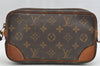 Authentic Louis Vuitton Monogram Marly Dragonne PM M51827 Clutch Hand Bag 1670I
