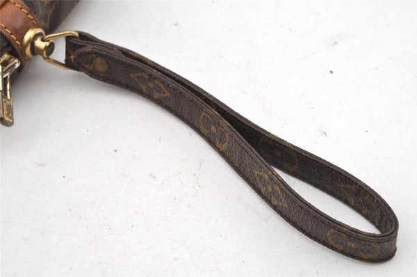 Authentic Louis Vuitton Monogram Marly Dragonne PM M51827 Clutch Hand Bag 1670I