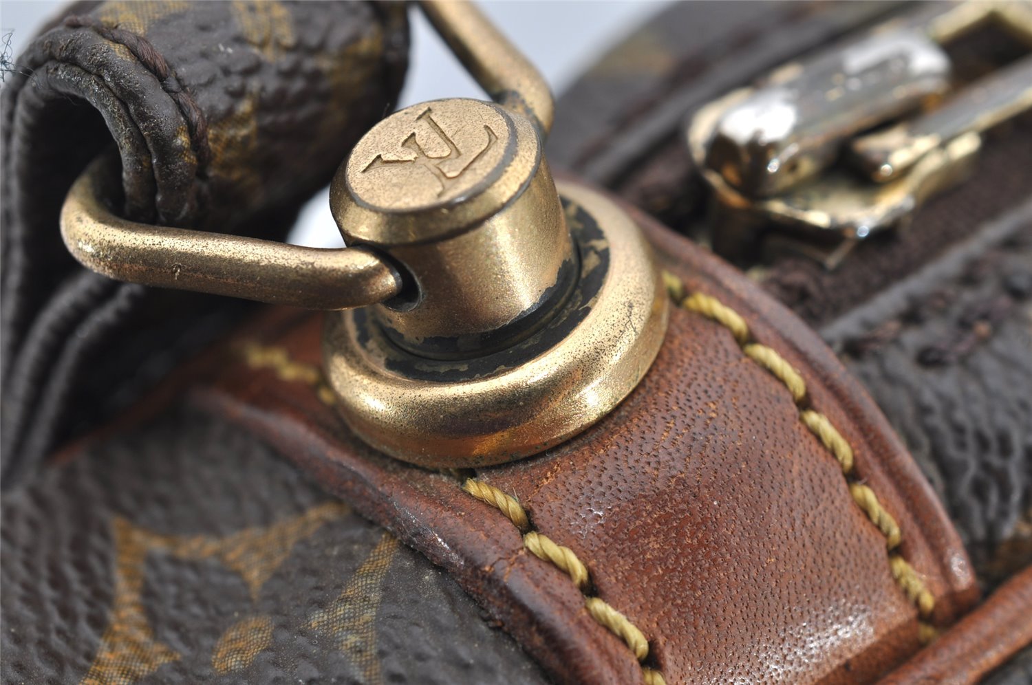 Authentic Louis Vuitton Monogram Marly Dragonne PM M51827 Clutch Hand Bag 1670I