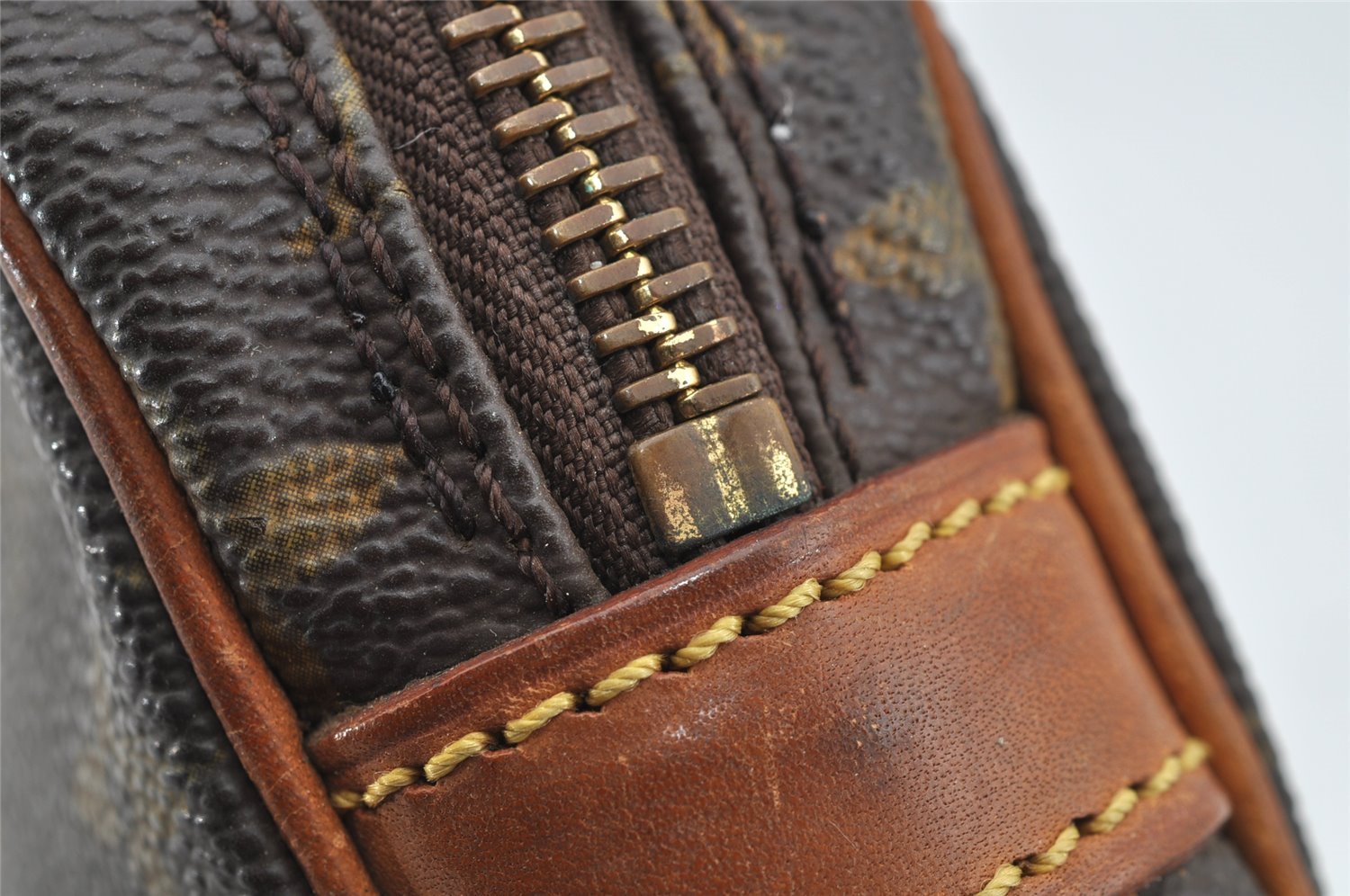 Authentic Louis Vuitton Monogram Marly Dragonne PM M51827 Clutch Hand Bag 1670I