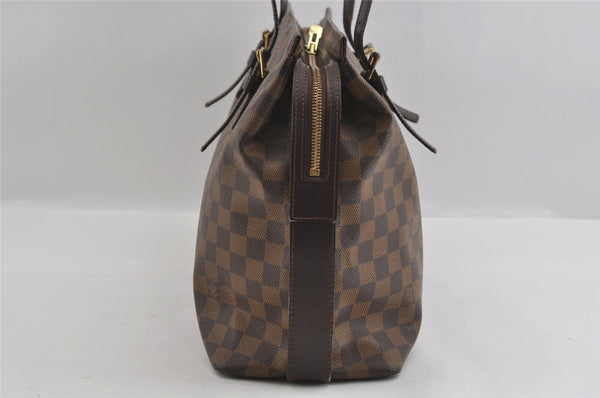 Authentic Louis Vuitton Damier Chelsea Shoulder Tote Bag N51119 LV 1671I