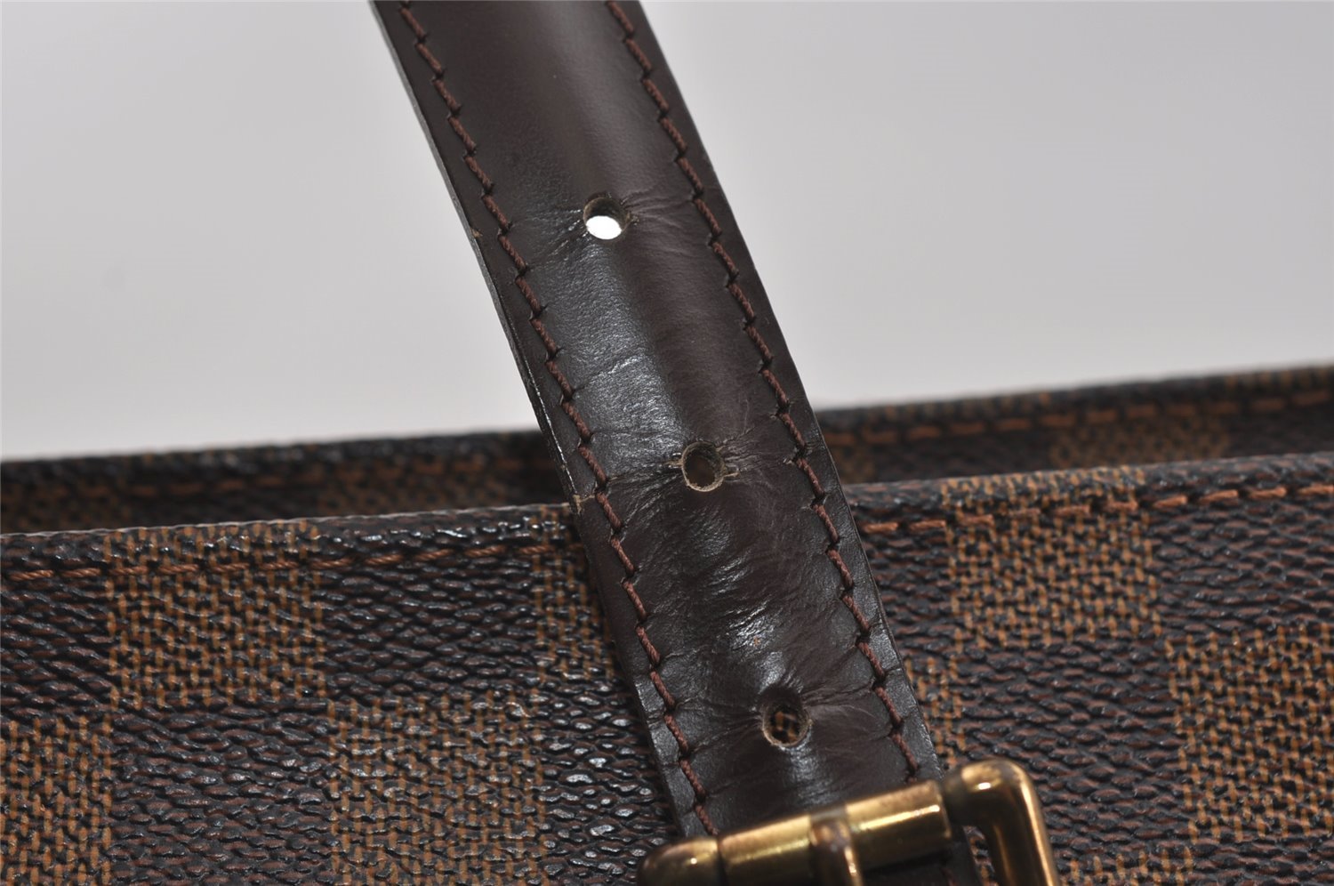 Authentic Louis Vuitton Damier Chelsea Shoulder Tote Bag N51119 LV 1671I