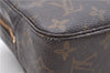 Auth Louis Vuitton Monogram Trousse Toilette 23 Clutch Hand Bag M47524 LV 1672D