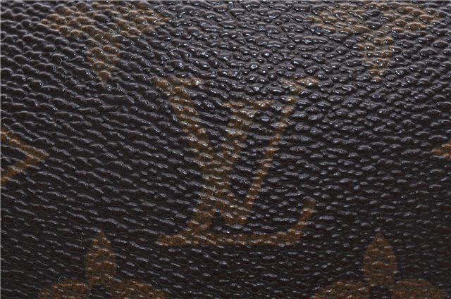 Auth Louis Vuitton Monogram Trousse Toilette 23 Clutch Hand Bag M47524 LV 1672D