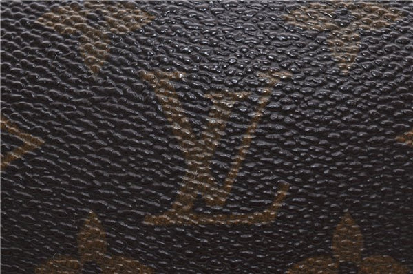 Auth Louis Vuitton Monogram Trousse Toilette 23 Clutch Hand Bag M47524 LV 1672D