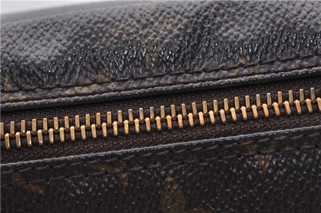 Auth Louis Vuitton Monogram Trousse Toilette 23 Clutch Hand Bag M47524 LV 1672D