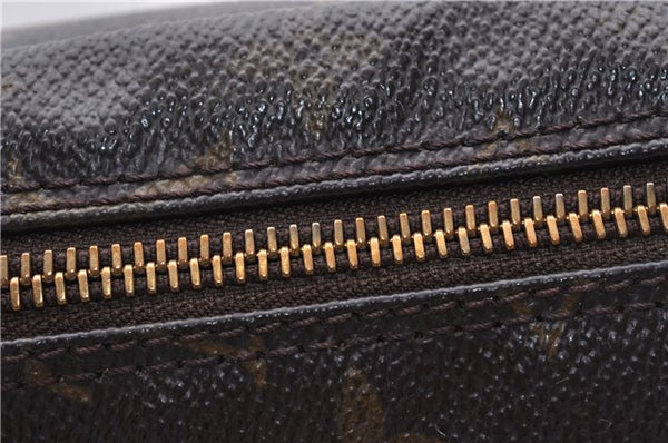 Auth Louis Vuitton Monogram Trousse Toilette 23 Clutch Hand Bag M47524 LV 1672D