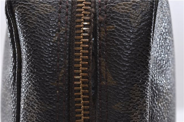 Auth Louis Vuitton Monogram Trousse Toilette 23 Clutch Hand Bag M47524 LV 1672D