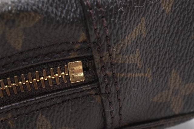 Auth Louis Vuitton Monogram Trousse Toilette 23 Clutch Hand Bag M47524 LV 1672D