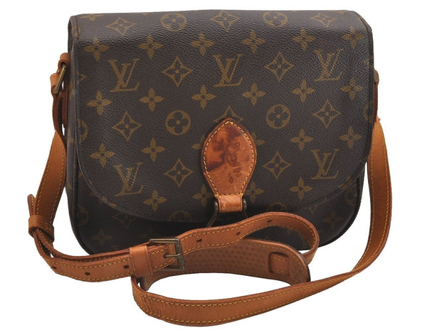 Authentic Louis Vuitton Monogram Saint Cloud GM M51242 Shoulder Cross Bag 1672I