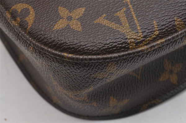 Authentic Louis Vuitton Monogram Saint Cloud GM M51242 Shoulder Cross Bag 1672I