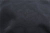 Authentic CHANEL New Travel Line Shoulder Cross Bag Nylon Leather Black 1673E