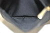 Authentic CHANEL New Travel Line Shoulder Cross Bag Nylon Leather Black 1673E