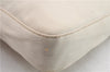 Authentic FENDI Mamma Baguette Shoulder Hand Bag Canvas Leather Ivory 1674D