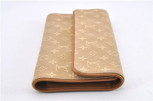 Auth Louis Vuitton Monogram Mini Porte Tresor International Wallet Beige 1674G