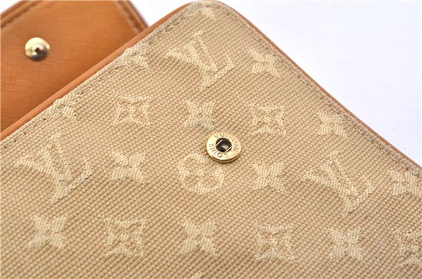 Auth Louis Vuitton Monogram Mini Porte Tresor International Wallet Beige 1674G