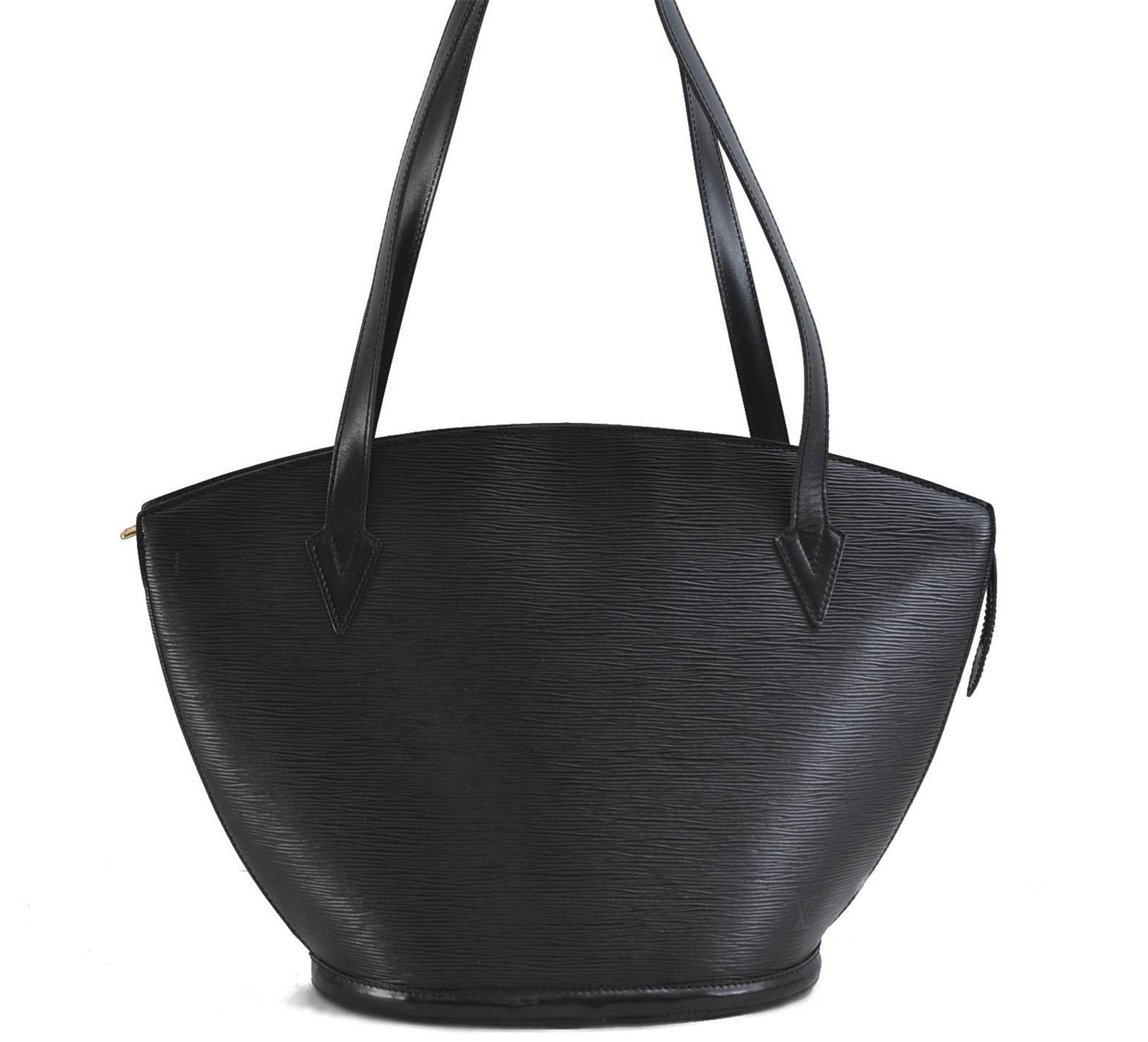 Auth Louis Vuitton Epi SaintJacques Shopping Shoulder Bag Black M52262 LV 1675D