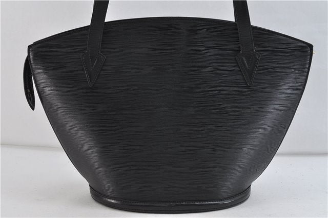 Auth Louis Vuitton Epi SaintJacques Shopping Shoulder Bag Black M52262 LV 1675D