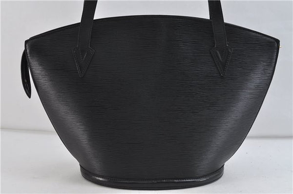 Auth Louis Vuitton Epi SaintJacques Shopping Shoulder Bag Black M52262 LV 1675D