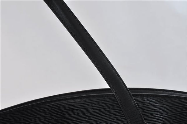 Auth Louis Vuitton Epi SaintJacques Shopping Shoulder Bag Black M52262 LV 1675D