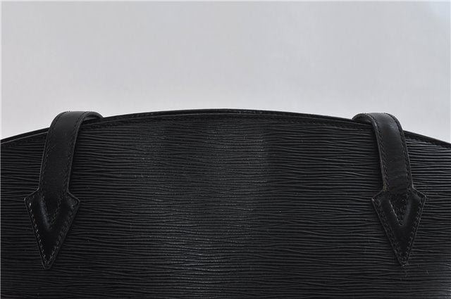 Auth Louis Vuitton Epi SaintJacques Shopping Shoulder Bag Black M52262 LV 1675D