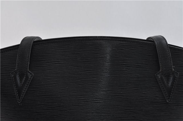Auth Louis Vuitton Epi SaintJacques Shopping Shoulder Bag Black M52262 LV 1675D