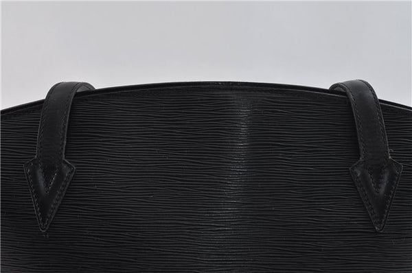 Auth Louis Vuitton Epi SaintJacques Shopping Shoulder Bag Black M52262 LV 1675D