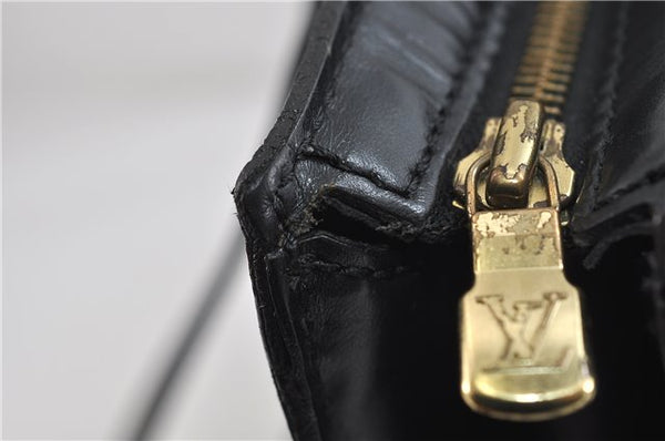 Auth Louis Vuitton Epi SaintJacques Shopping Shoulder Bag Black M52262 LV 1675D