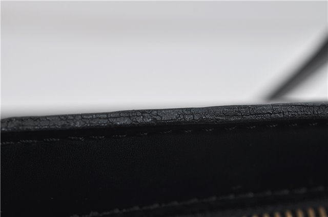 Auth Louis Vuitton Epi SaintJacques Shopping Shoulder Bag Black M52262 LV 1675D