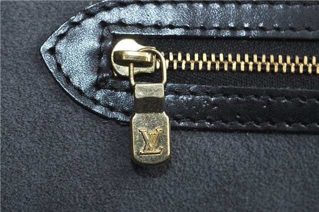 Auth Louis Vuitton Epi SaintJacques Shopping Shoulder Bag Black M52262 LV 1675D