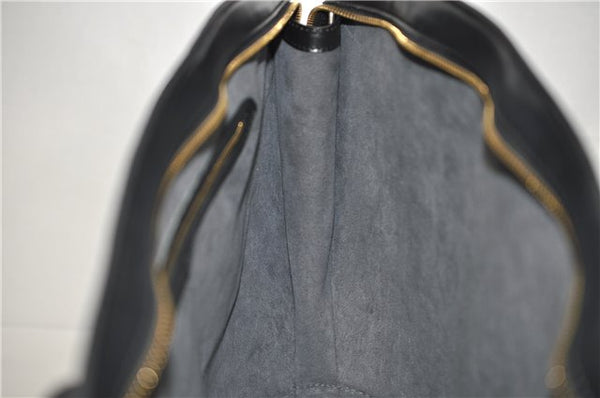 Auth Louis Vuitton Epi SaintJacques Shopping Shoulder Bag Black M52262 LV 1675D