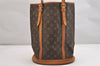 Authentic Louis Vuitton Monogram Bucket GM Shoulder Tote Bag M42236 Junk 1675I