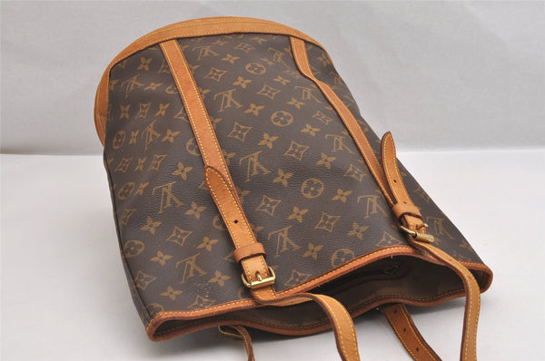 Authentic Louis Vuitton Monogram Bucket GM Shoulder Tote Bag M42236 Junk 1675I