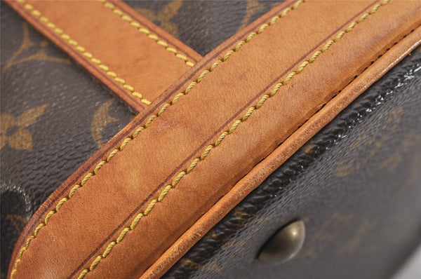 Authentic Louis Vuitton Monogram Bucket GM Shoulder Tote Bag M42236 Junk 1675I