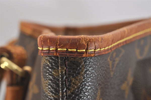 Authentic Louis Vuitton Monogram Bucket GM Shoulder Tote Bag M42236 Junk 1675I