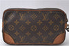 Auth Louis Vuitton Monogram Marly Dragonne PM Clutch Hand Bag M51827 LV 1676D