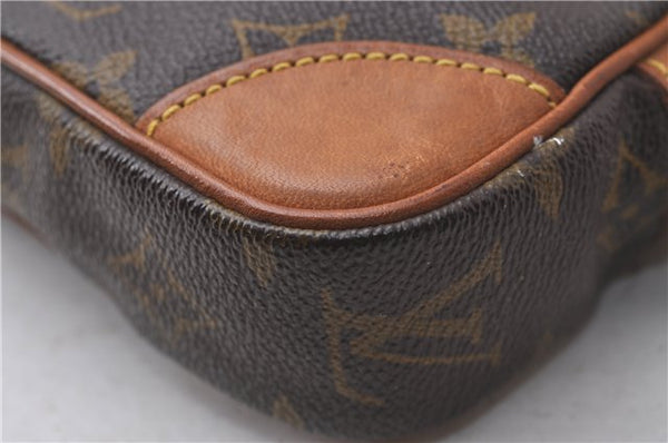 Auth Louis Vuitton Monogram Marly Dragonne PM Clutch Hand Bag M51827 LV 1676D