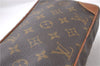 Auth Louis Vuitton Monogram Marly Dragonne PM Clutch Hand Bag M51827 LV 1676D