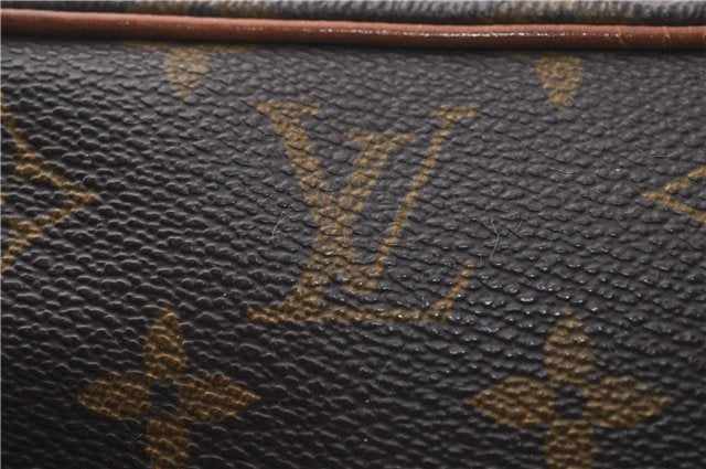 Auth Louis Vuitton Monogram Marly Dragonne PM Clutch Hand Bag M51827 LV 1676D