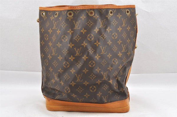 Authentic Louis Vuitton Monogram Noe Shoulder Drawstring Bag M42224 LV 1676I