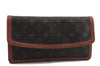 Auth Louis Vuitton Monogram Pochette Dame PM Clutch Hand Bag M51812 LV 1677D