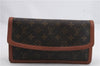 Auth Louis Vuitton Monogram Pochette Dame PM Clutch Hand Bag M51812 LV 1677D