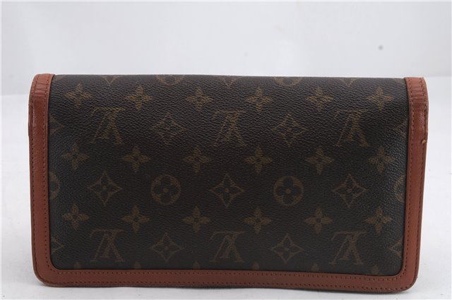 Auth Louis Vuitton Monogram Pochette Dame PM Clutch Hand Bag M51812 LV 1677D