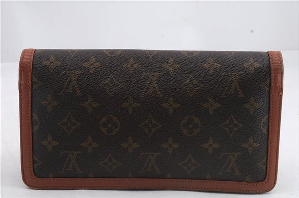 Auth Louis Vuitton Monogram Pochette Dame PM Clutch Hand Bag M51812 LV 1677D