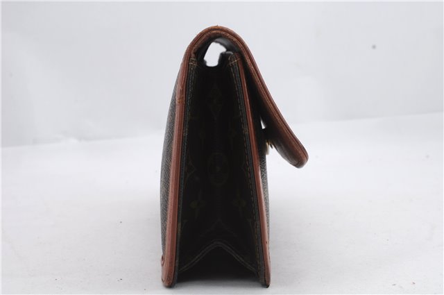 Auth Louis Vuitton Monogram Pochette Dame PM Clutch Hand Bag M51812 LV 1677D