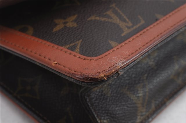 Auth Louis Vuitton Monogram Pochette Dame PM Clutch Hand Bag M51812 LV 1677D