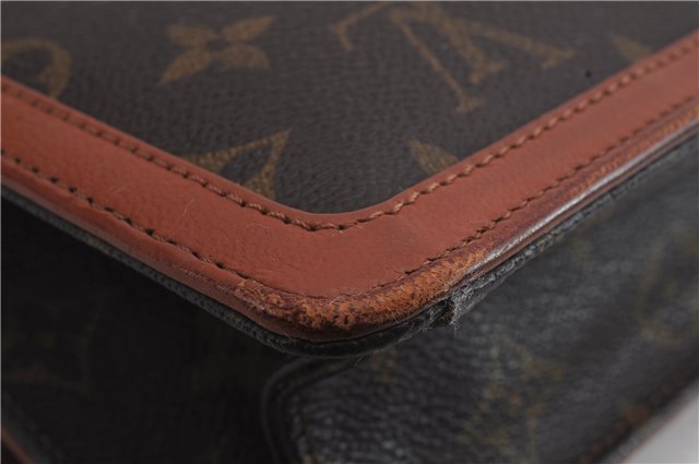Auth Louis Vuitton Monogram Pochette Dame PM Clutch Hand Bag M51812 LV 1677D