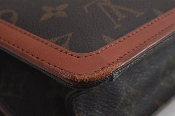 Auth Louis Vuitton Monogram Pochette Dame PM Clutch Hand Bag M51812 LV 1677D