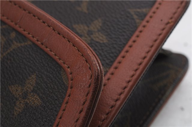 Auth Louis Vuitton Monogram Pochette Dame PM Clutch Hand Bag M51812 LV 1677D